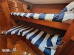2 bunks in forward cabin with head